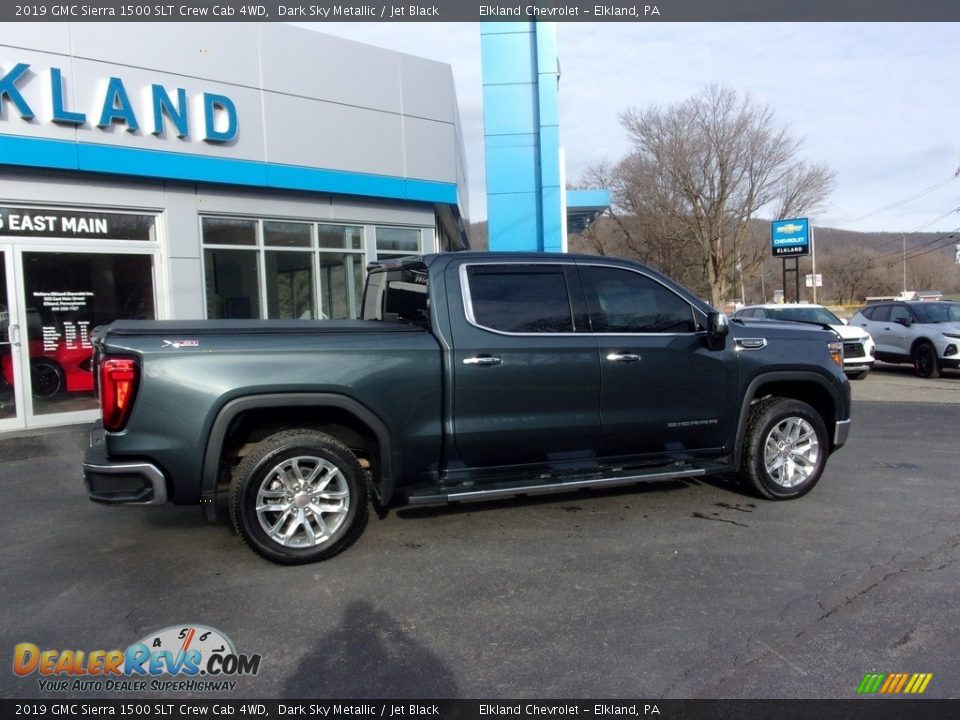 2019 GMC Sierra 1500 SLT Crew Cab 4WD Dark Sky Metallic / Jet Black Photo #3