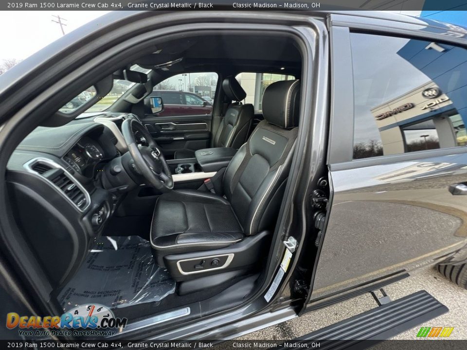 2019 Ram 1500 Laramie Crew Cab 4x4 Granite Crystal Metallic / Black Photo #7