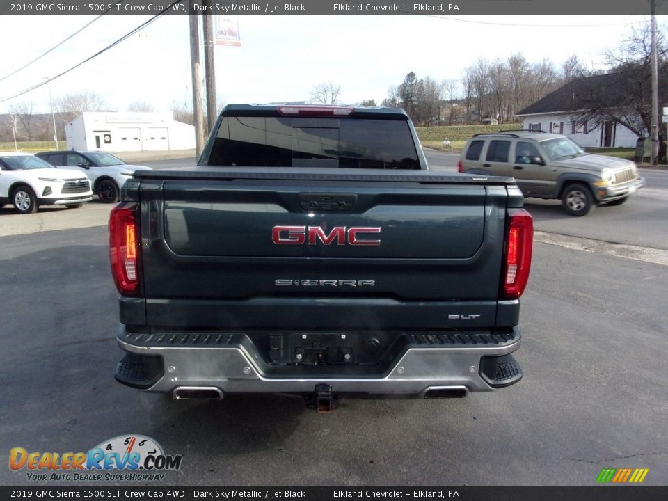 2019 GMC Sierra 1500 SLT Crew Cab 4WD Dark Sky Metallic / Jet Black Photo #4