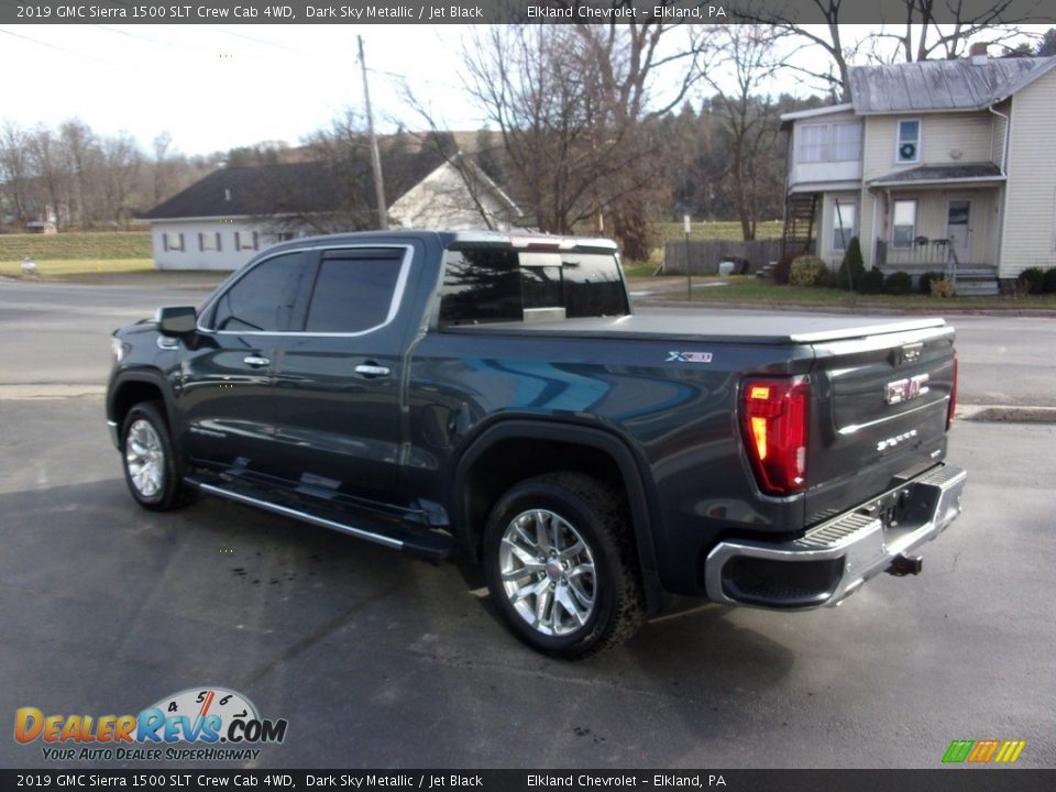 2019 GMC Sierra 1500 SLT Crew Cab 4WD Dark Sky Metallic / Jet Black Photo #5