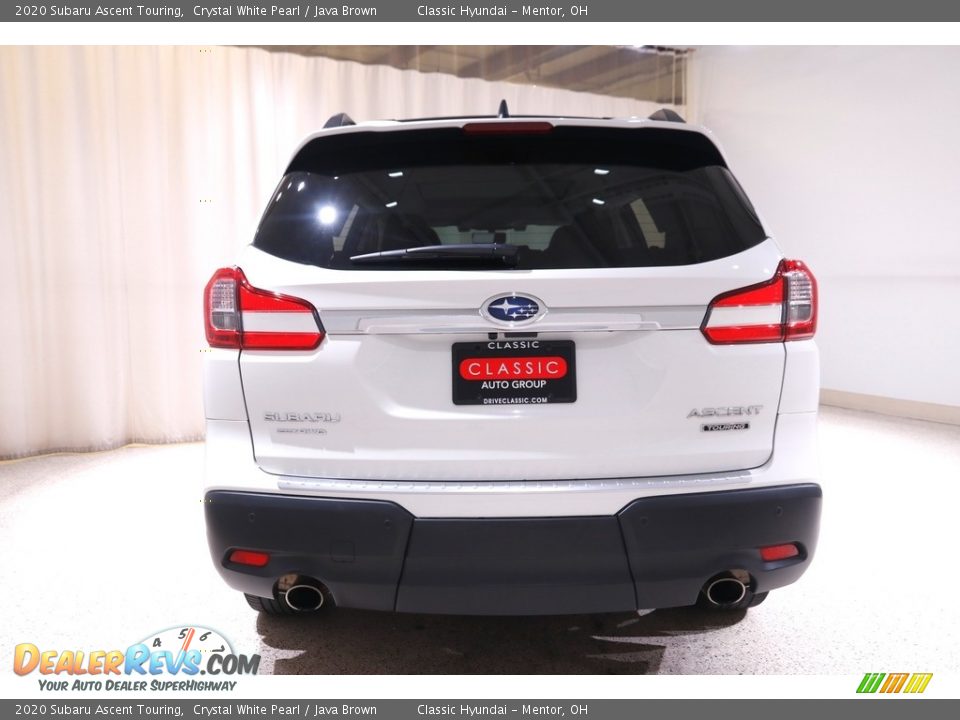 2020 Subaru Ascent Touring Crystal White Pearl / Java Brown Photo #24
