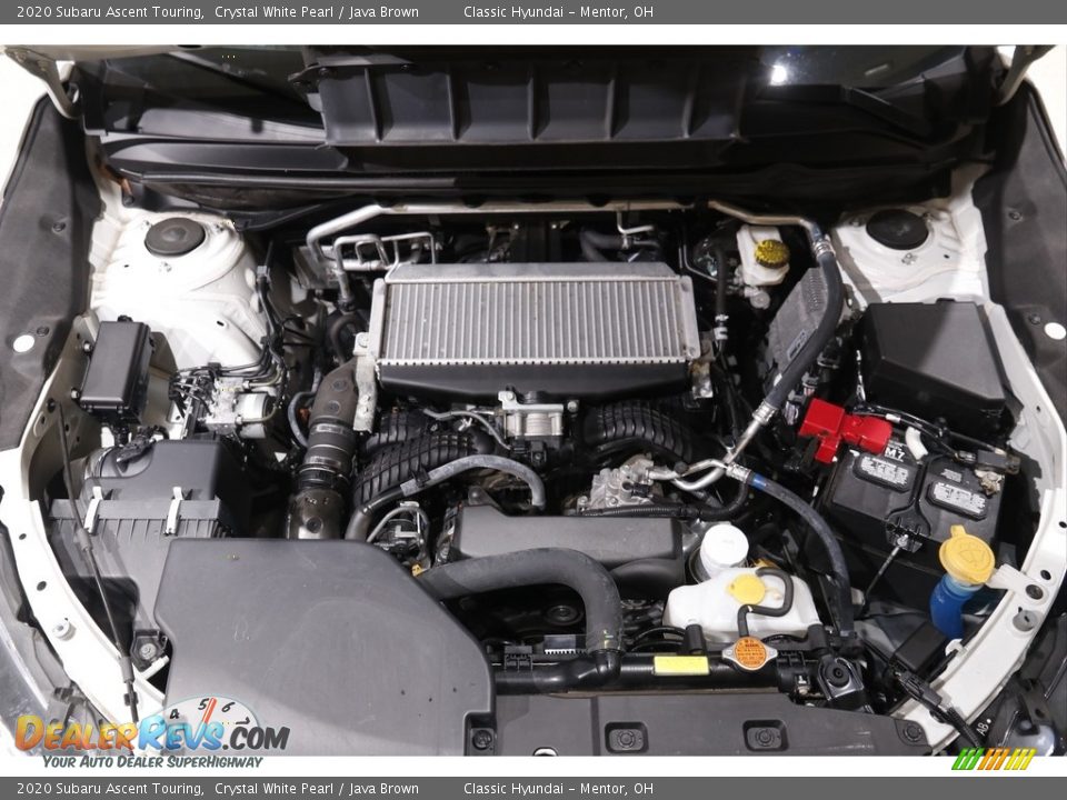 2020 Subaru Ascent Touring Crystal White Pearl / Java Brown Photo #25