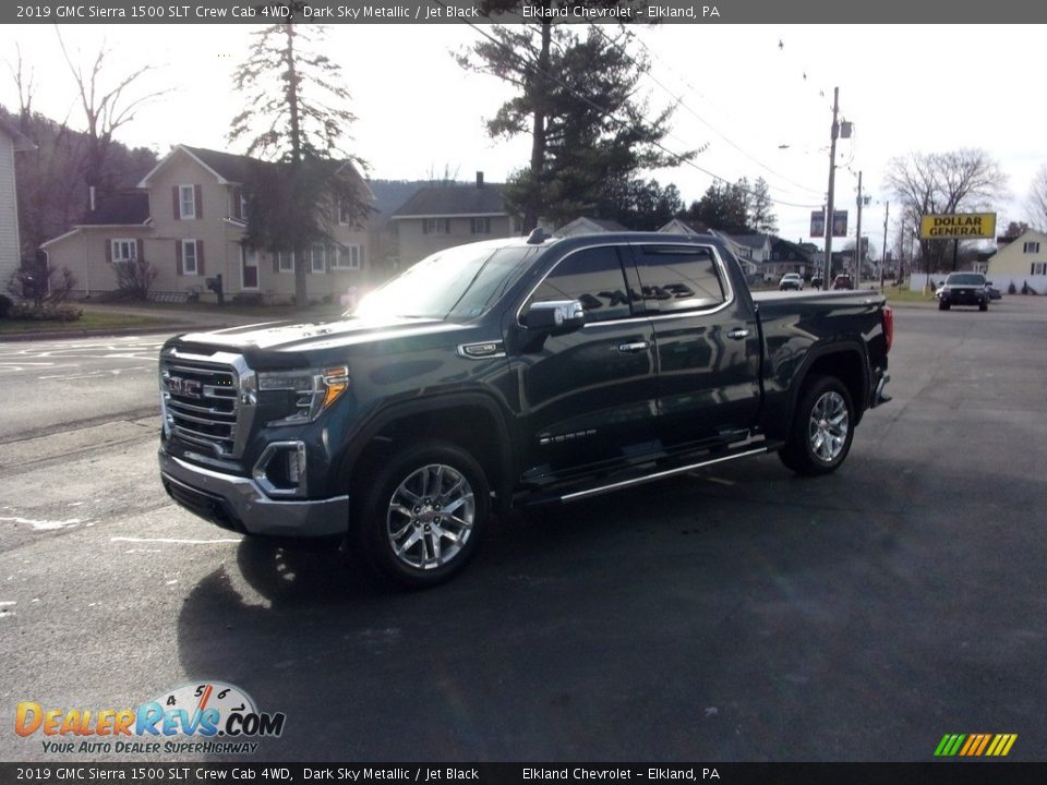 2019 GMC Sierra 1500 SLT Crew Cab 4WD Dark Sky Metallic / Jet Black Photo #7