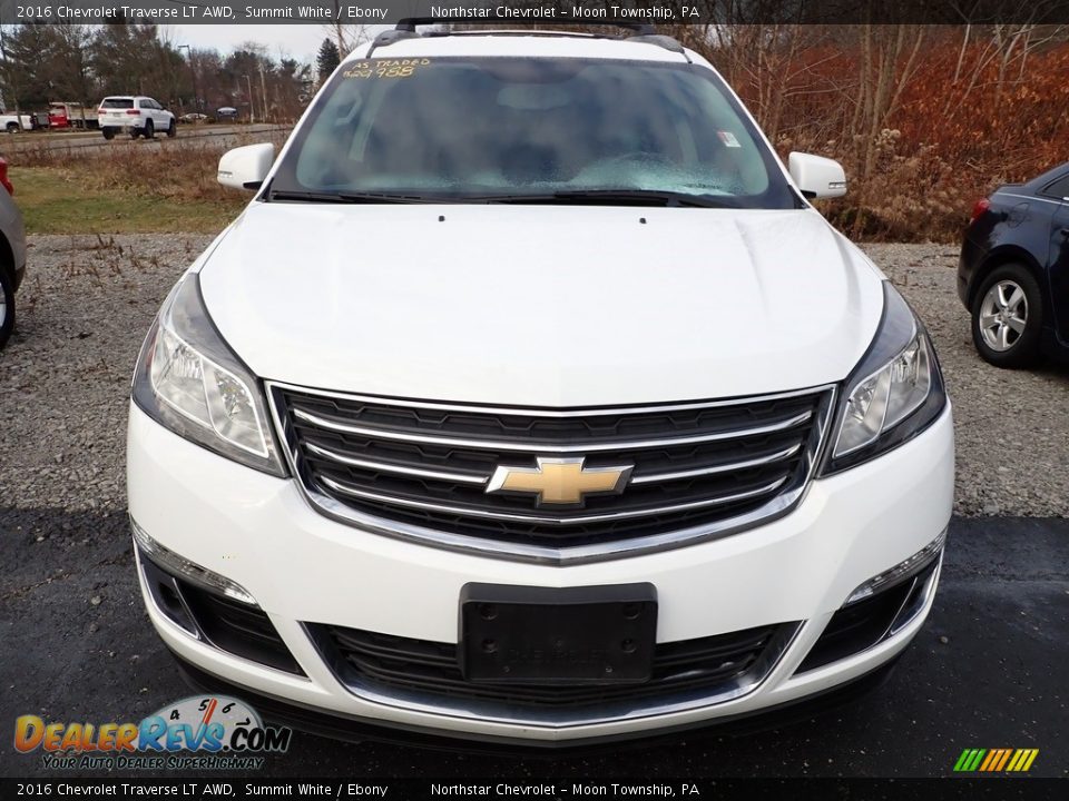 2016 Chevrolet Traverse LT AWD Summit White / Ebony Photo #7