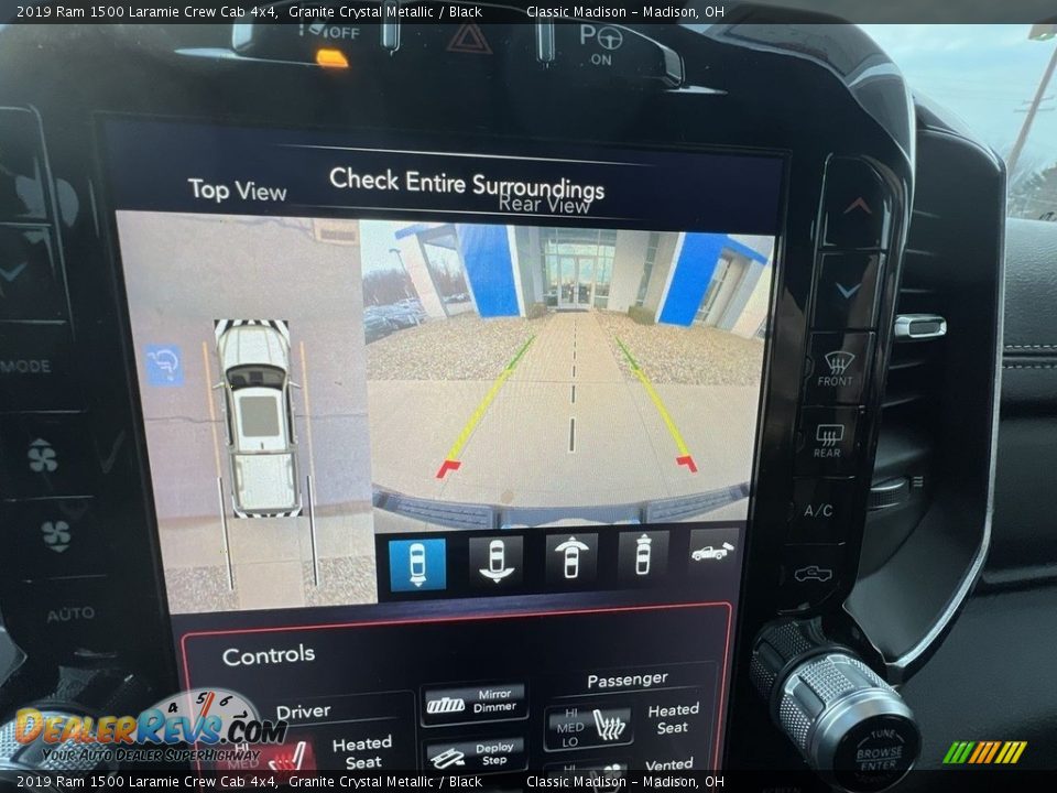 2019 Ram 1500 Laramie Crew Cab 4x4 Granite Crystal Metallic / Black Photo #13