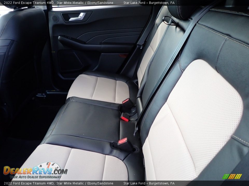 Rear Seat of 2022 Ford Escape Titanium 4WD Photo #11
