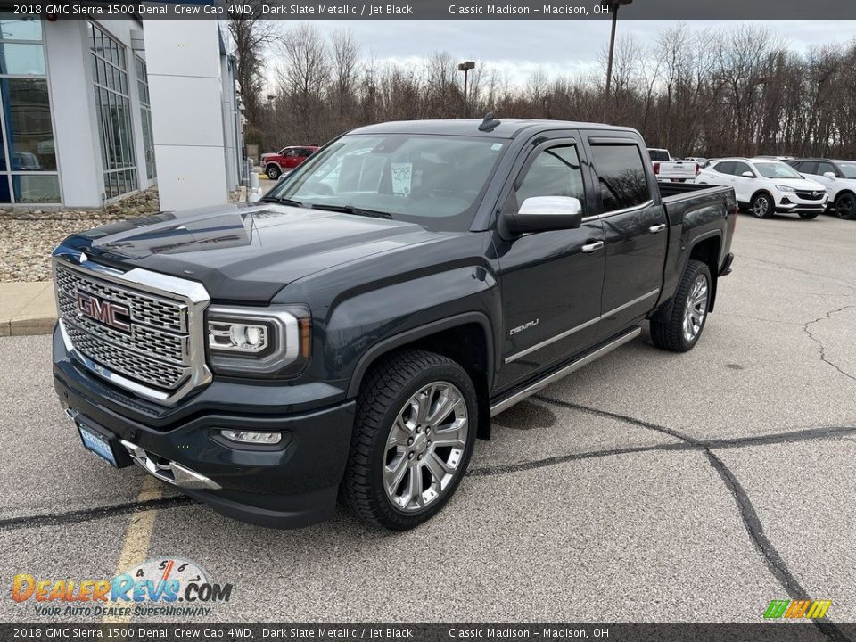 2018 GMC Sierra 1500 Denali Crew Cab 4WD Dark Slate Metallic / Jet Black Photo #1