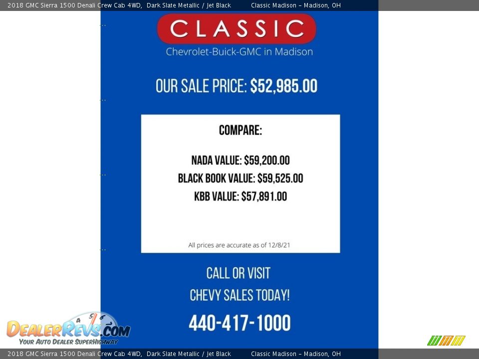 2018 GMC Sierra 1500 Denali Crew Cab 4WD Dark Slate Metallic / Jet Black Photo #2