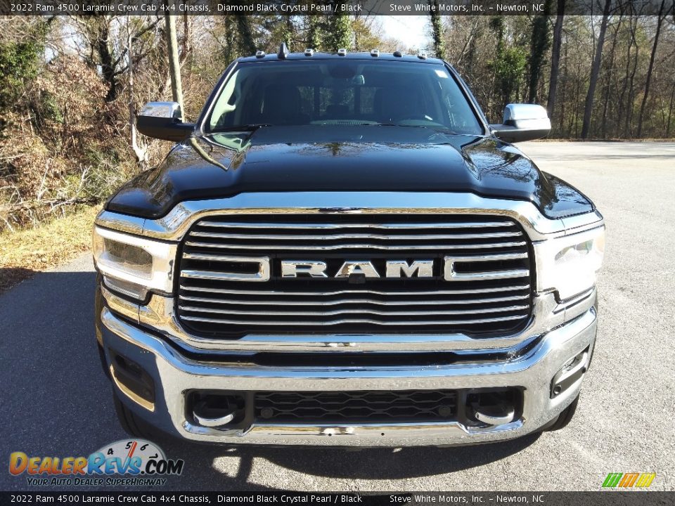 2022 Ram 4500 Laramie Crew Cab 4x4 Chassis Diamond Black Crystal Pearl / Black Photo #3