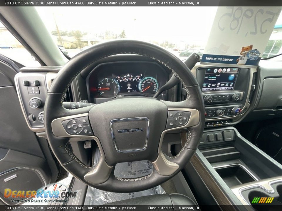 2018 GMC Sierra 1500 Denali Crew Cab 4WD Dark Slate Metallic / Jet Black Photo #8