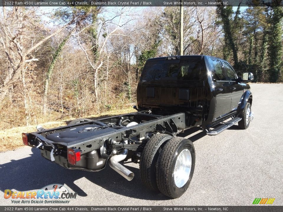 2022 Ram 4500 Laramie Crew Cab 4x4 Chassis Diamond Black Crystal Pearl / Black Photo #6