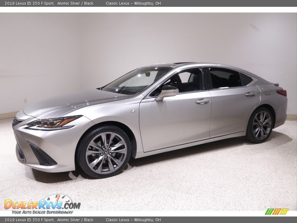 2019 Lexus ES 350 F Sport Atomic Silver / Black Photo #3