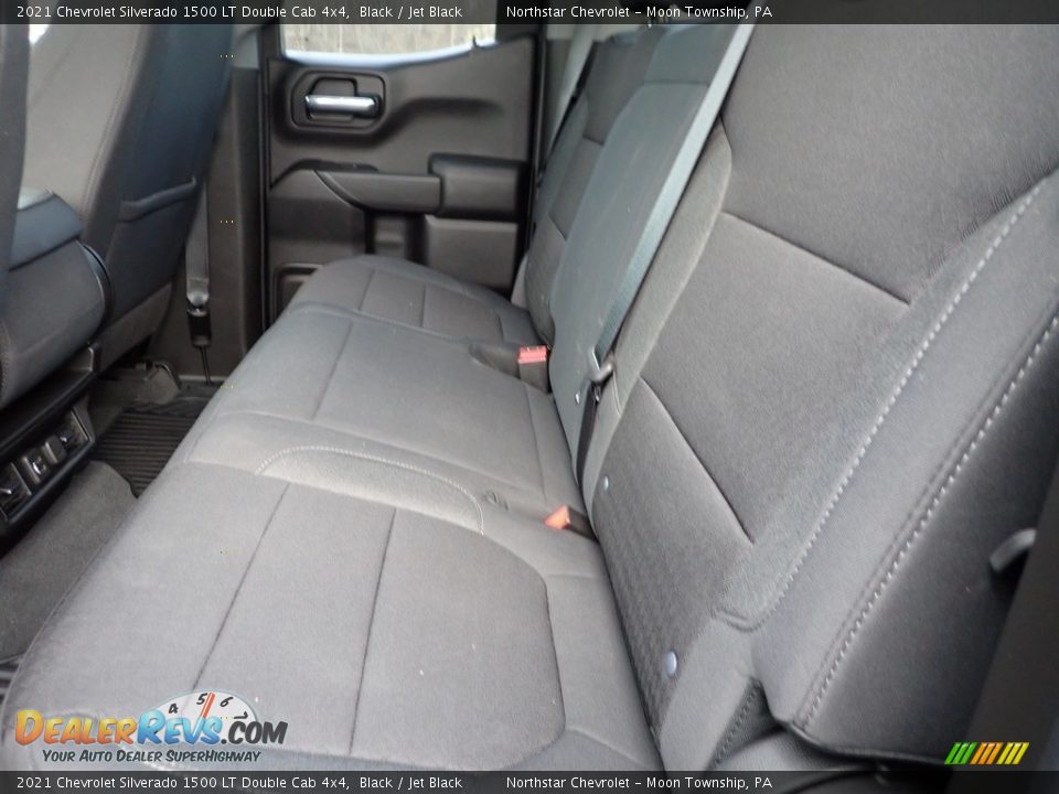 2021 Chevrolet Silverado 1500 LT Double Cab 4x4 Black / Jet Black Photo #14