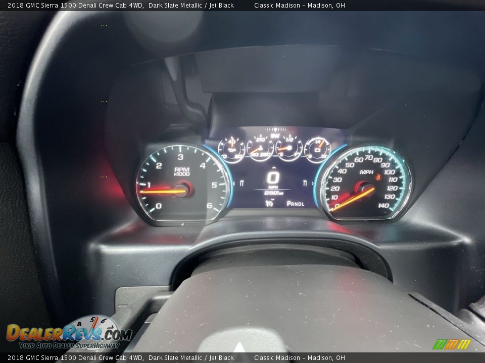2018 GMC Sierra 1500 Denali Crew Cab 4WD Dark Slate Metallic / Jet Black Photo #22