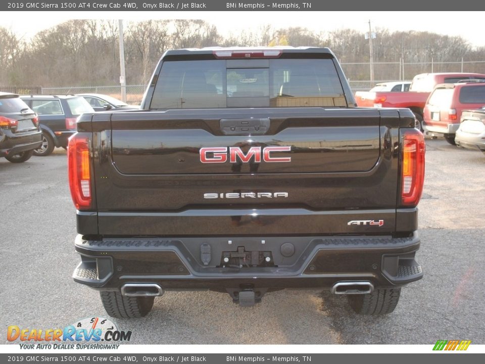 2019 GMC Sierra 1500 AT4 Crew Cab 4WD Onyx Black / Jet Black Photo #4