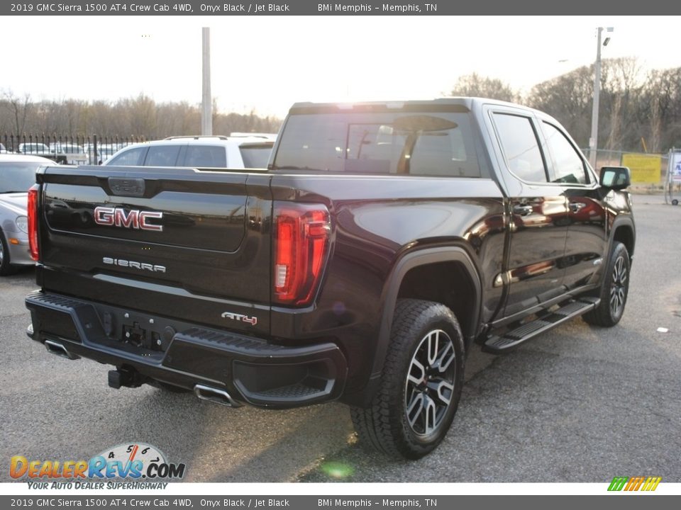 2019 GMC Sierra 1500 AT4 Crew Cab 4WD Onyx Black / Jet Black Photo #5