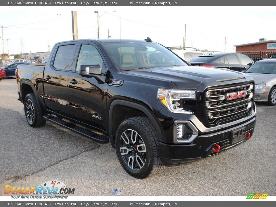 2019 GMC Sierra 1500 AT4 Crew Cab 4WD Onyx Black / Jet Black Photo #7