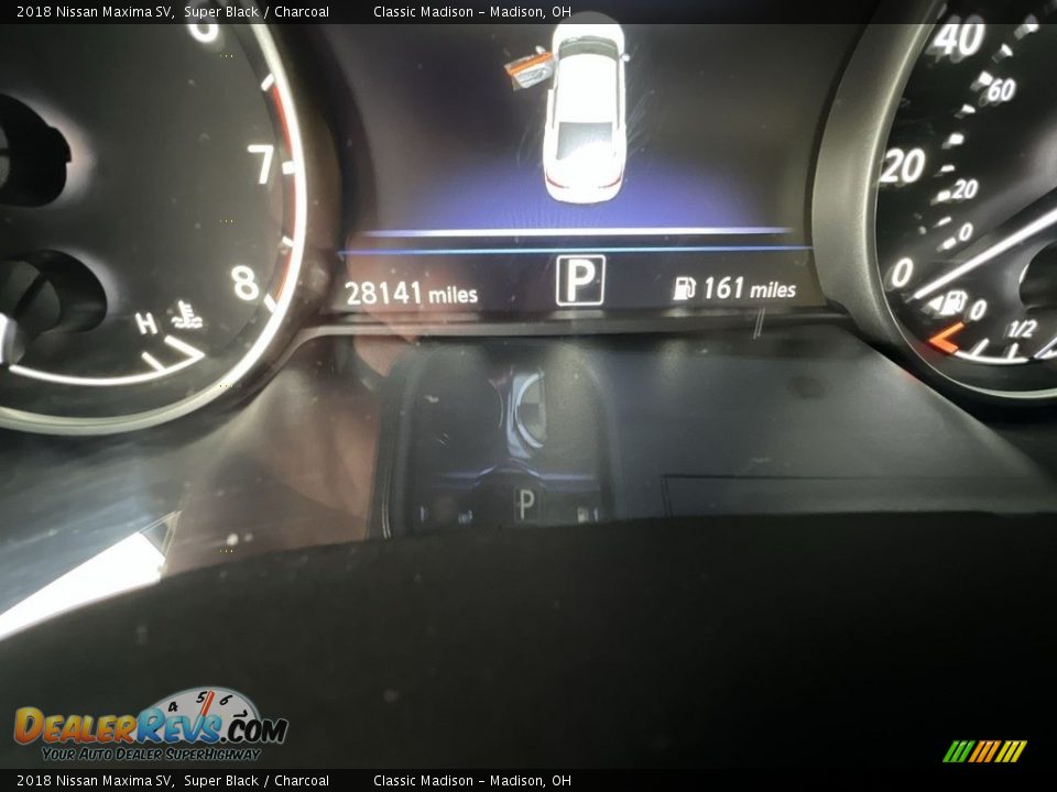 2018 Nissan Maxima SV Super Black / Charcoal Photo #7