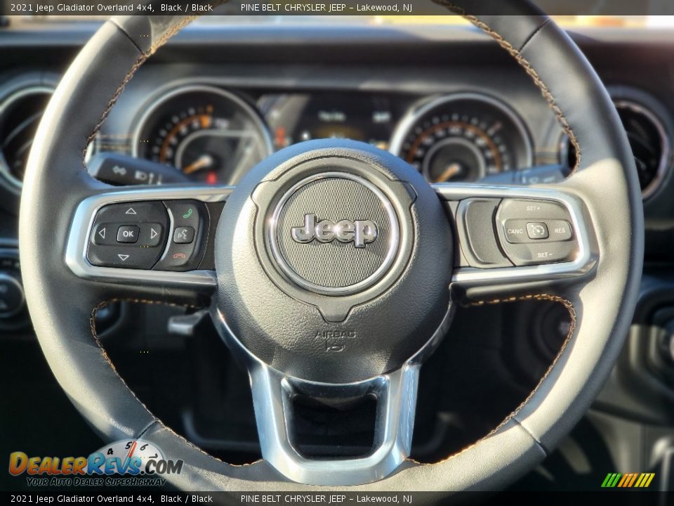 2021 Jeep Gladiator Overland 4x4 Steering Wheel Photo #14
