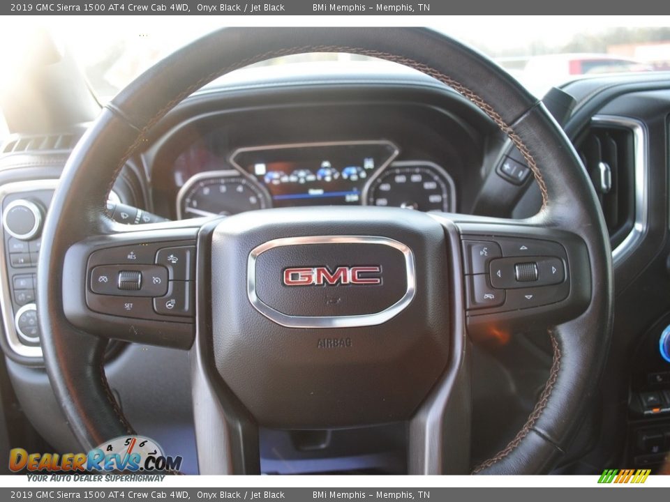 2019 GMC Sierra 1500 AT4 Crew Cab 4WD Onyx Black / Jet Black Photo #12