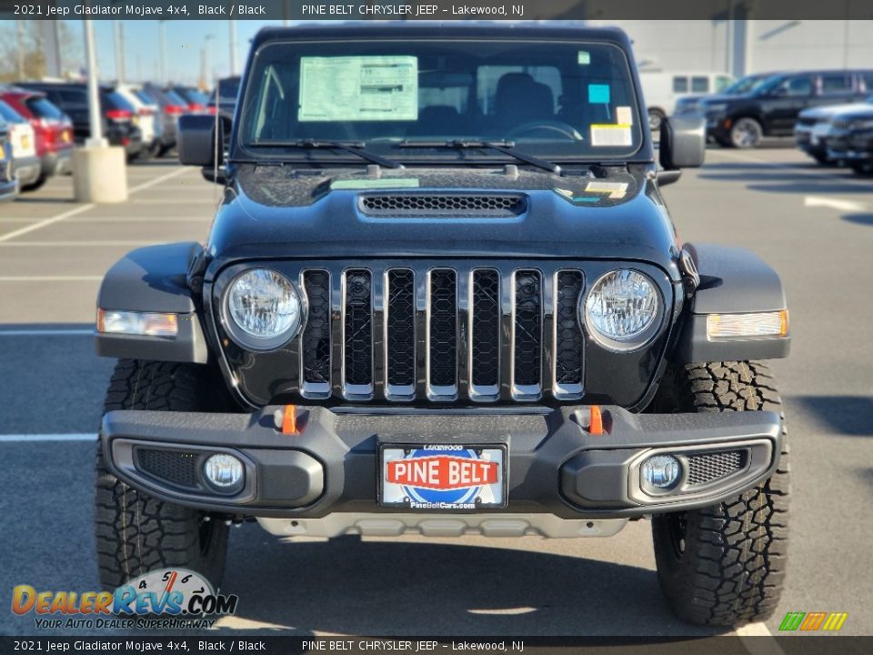 2021 Jeep Gladiator Mojave 4x4 Black / Black Photo #3