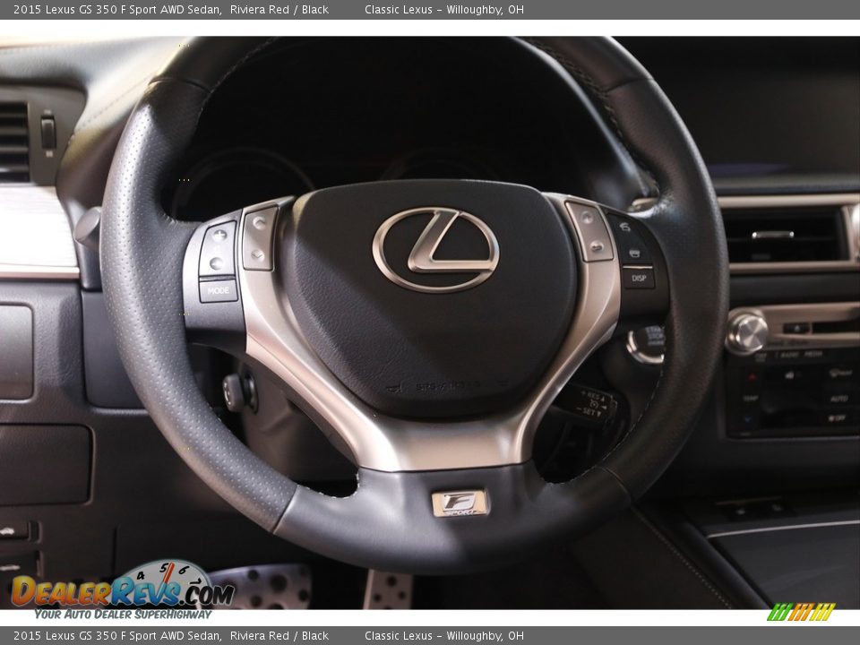 2015 Lexus GS 350 F Sport AWD Sedan Steering Wheel Photo #7