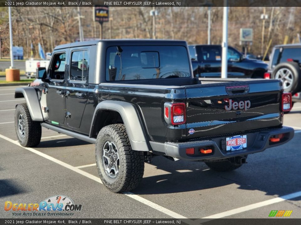 2021 Jeep Gladiator Mojave 4x4 Black / Black Photo #6