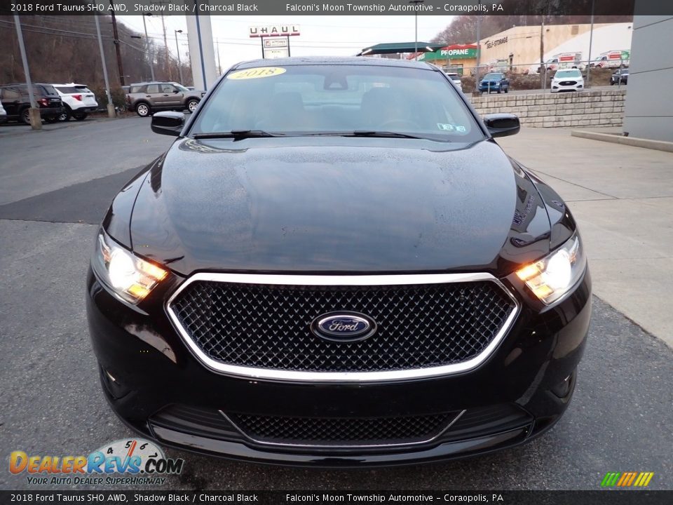 2018 Ford Taurus SHO AWD Shadow Black / Charcoal Black Photo #7