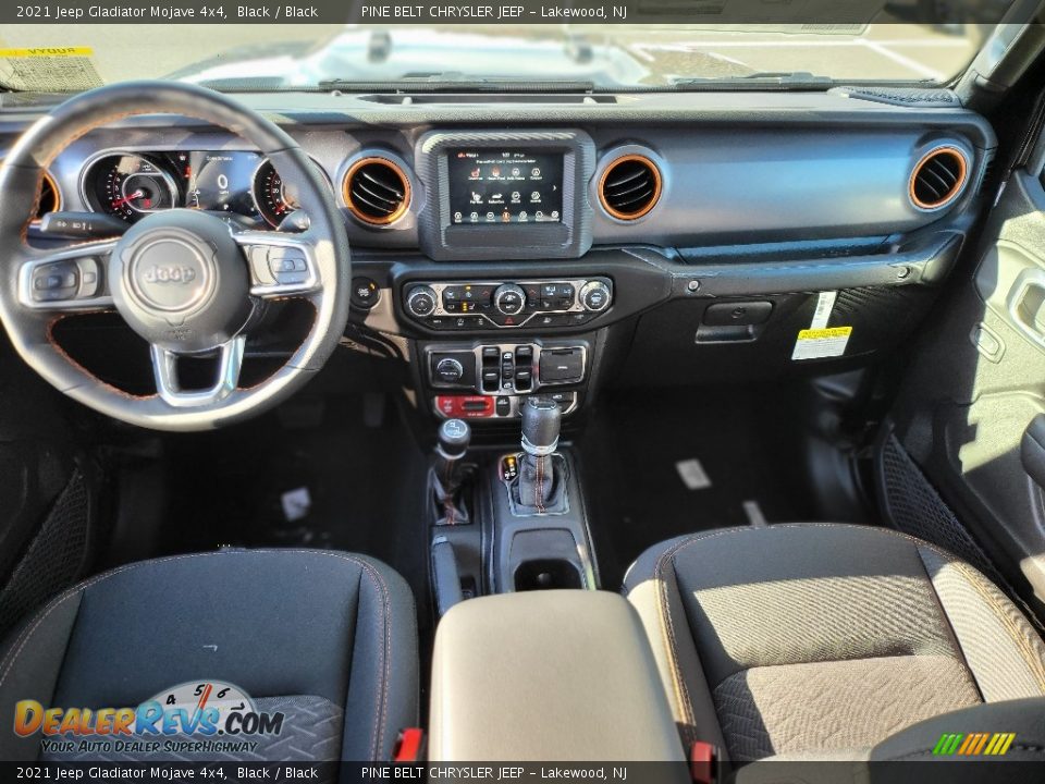 2021 Jeep Gladiator Mojave 4x4 Black / Black Photo #10