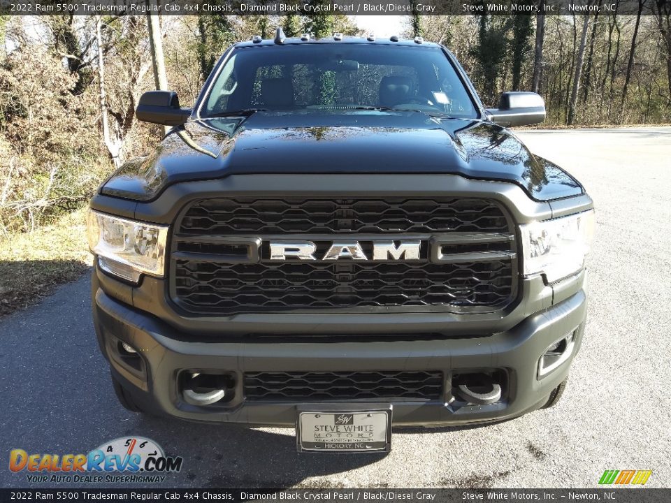 2022 Ram 5500 Tradesman Regular Cab 4x4 Chassis Diamond Black Crystal Pearl / Black/Diesel Gray Photo #3