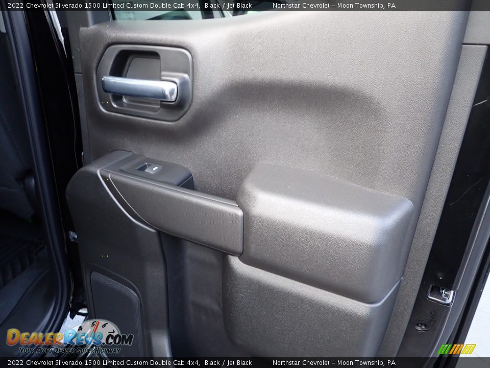 2022 Chevrolet Silverado 1500 Limited Custom Double Cab 4x4 Black / Jet Black Photo #18