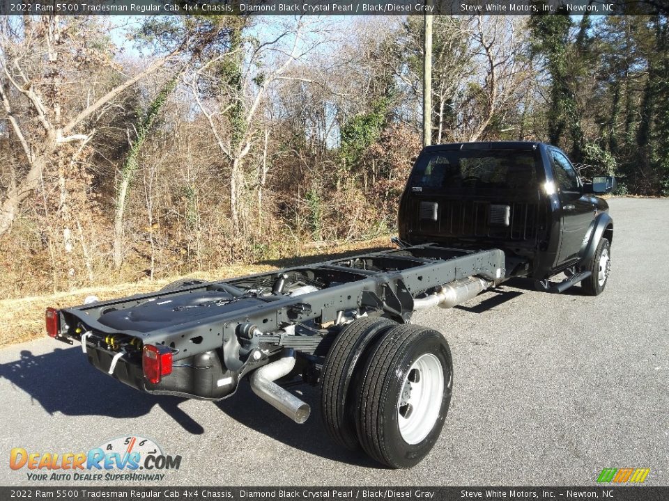 2022 Ram 5500 Tradesman Regular Cab 4x4 Chassis Diamond Black Crystal Pearl / Black/Diesel Gray Photo #6