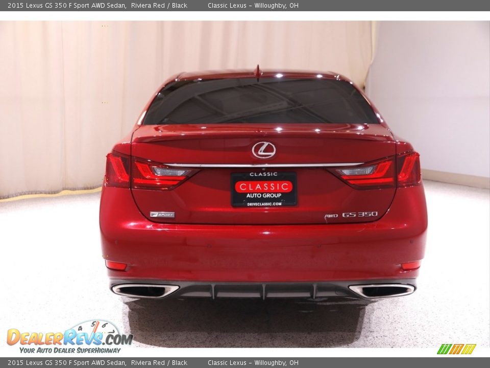 2015 Lexus GS 350 F Sport AWD Sedan Riviera Red / Black Photo #20