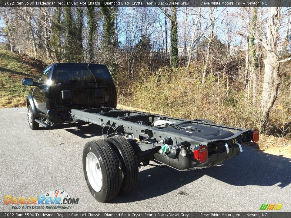 2022 Ram 5500 Tradesman Regular Cab 4x4 Chassis Diamond Black Crystal Pearl / Black/Diesel Gray Photo #8