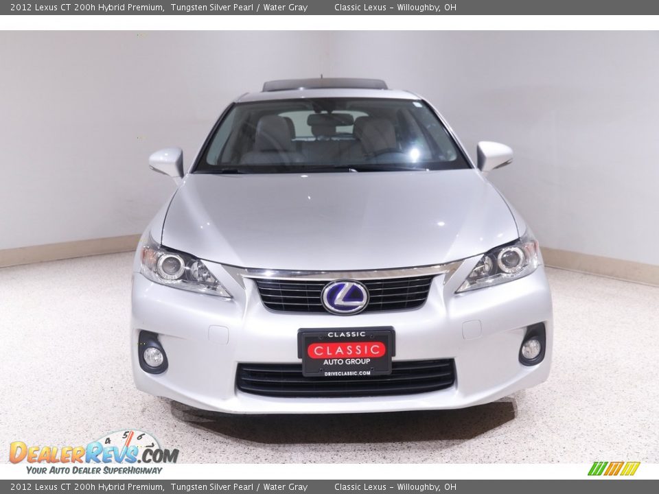 2012 Lexus CT 200h Hybrid Premium Tungsten Silver Pearl / Water Gray Photo #2