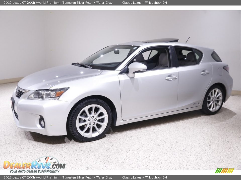 2012 Lexus CT 200h Hybrid Premium Tungsten Silver Pearl / Water Gray Photo #3