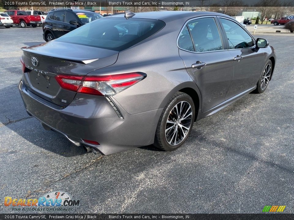 2018 Toyota Camry SE Predawn Gray Mica / Black Photo #6