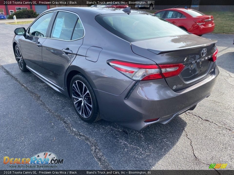 2018 Toyota Camry SE Predawn Gray Mica / Black Photo #8