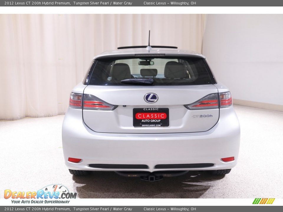 2012 Lexus CT 200h Hybrid Premium Tungsten Silver Pearl / Water Gray Photo #21