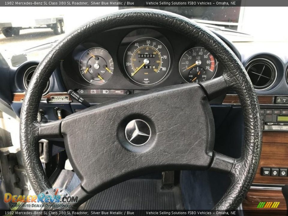 1982 Mercedes-Benz SL Class 380 SL Roadster Steering Wheel Photo #7