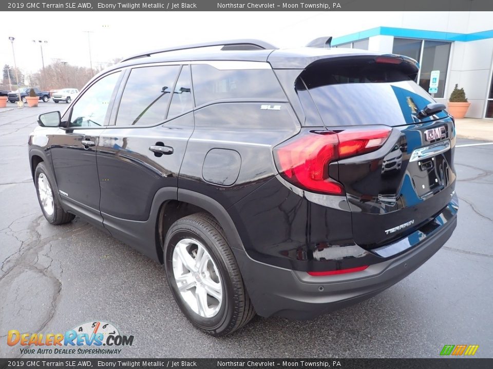 2019 GMC Terrain SLE AWD Ebony Twilight Metallic / Jet Black Photo #4
