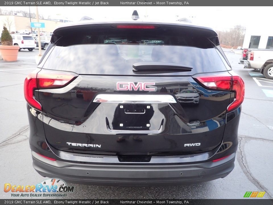 2019 GMC Terrain SLE AWD Ebony Twilight Metallic / Jet Black Photo #6
