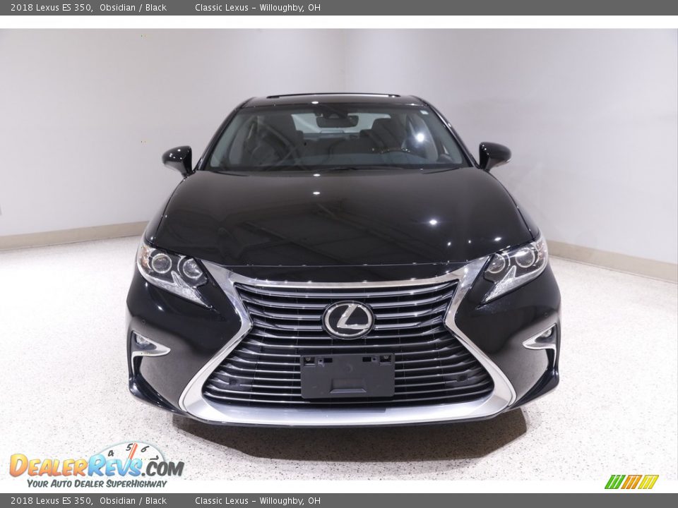 2018 Lexus ES 350 Obsidian / Black Photo #2