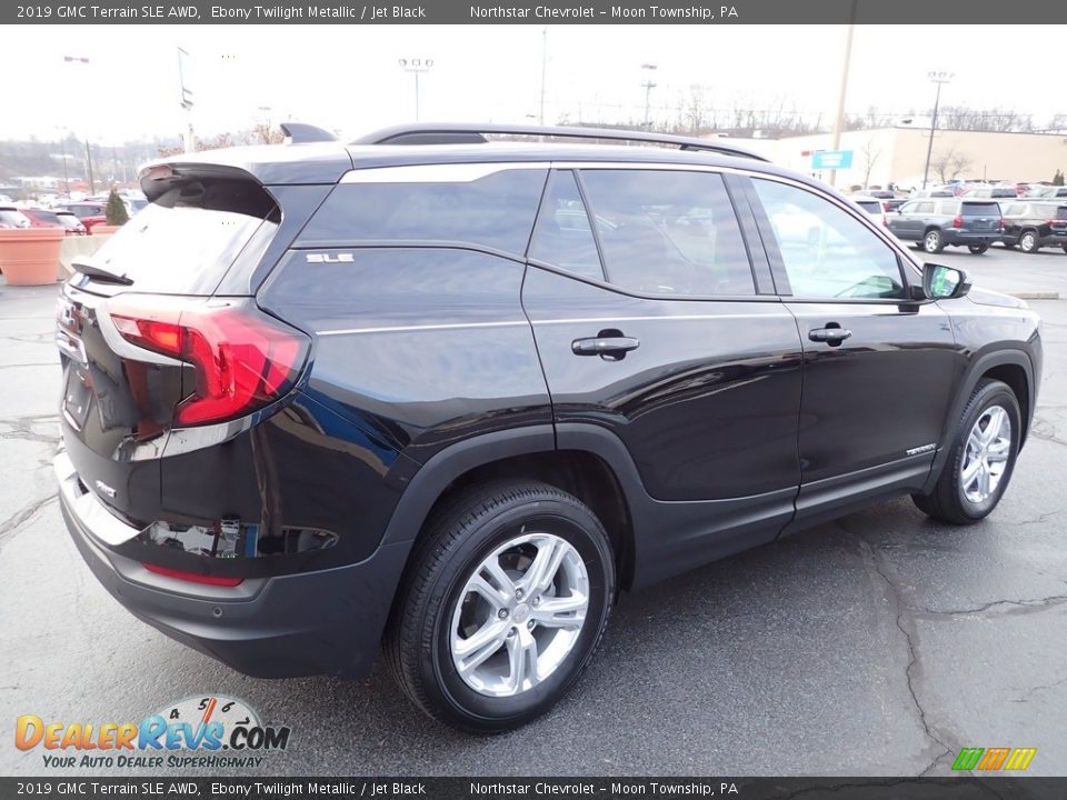 2019 GMC Terrain SLE AWD Ebony Twilight Metallic / Jet Black Photo #9