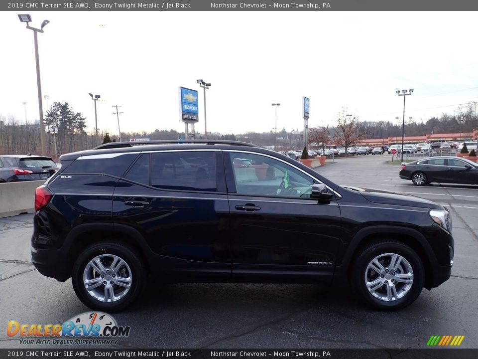 2019 GMC Terrain SLE AWD Ebony Twilight Metallic / Jet Black Photo #10