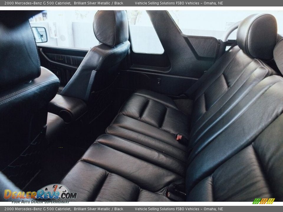 Rear Seat of 2000 Mercedes-Benz G 500 Cabriolet Photo #7