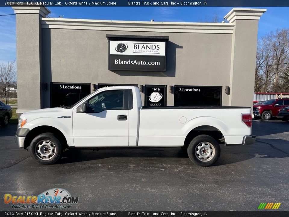 2010 Ford F150 XL Regular Cab Oxford White / Medium Stone Photo #1