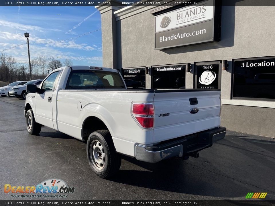 2010 Ford F150 XL Regular Cab Oxford White / Medium Stone Photo #3