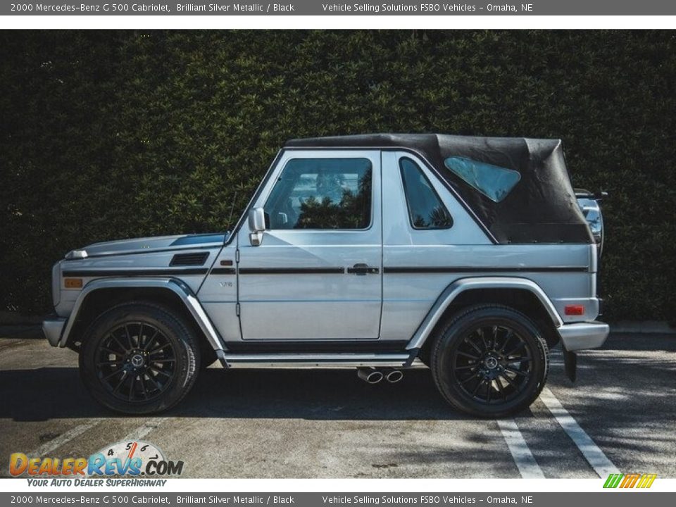 Brilliant Silver Metallic 2000 Mercedes-Benz G 500 Cabriolet Photo #15