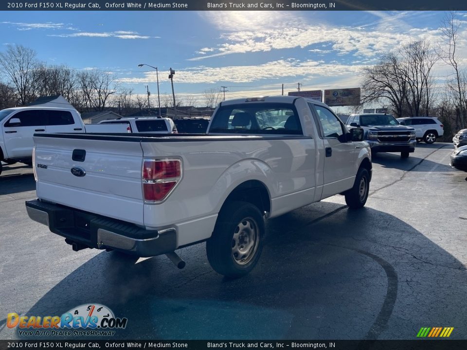 2010 Ford F150 XL Regular Cab Oxford White / Medium Stone Photo #4